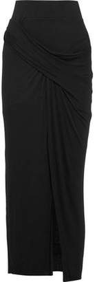 Bailey 44 Wrap-Effect Stretch-Jersey Maxi Skirt