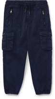 Thumbnail for your product : Ralph Lauren Chino-Paneled Terry Jogger