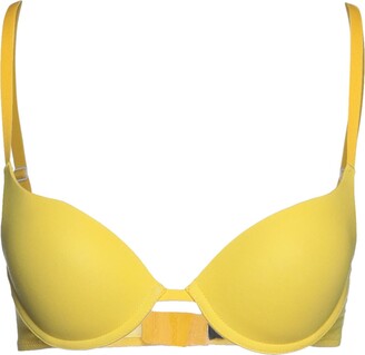 DSQUARED2 XS Women Yellow Bra Cotton, Elastane - ShopStyle