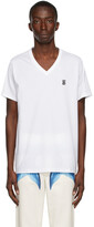 Thumbnail for your product : Burberry White Marlet V-Neck T-Shirt
