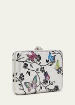 Thumbnail for your product : Judith Leiber Butterfly Crystal Slim Clutch Bag