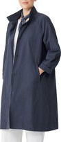 Thumbnail for your product : Eileen Fisher Stand Collar Organic Cotton & Nylon Coat