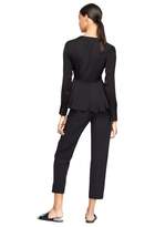 Thumbnail for your product : Milly Stretch Silk Brooke Peplum Top