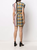 Thumbnail for your product : Rick Owens contrast-panel Arrowhead dress