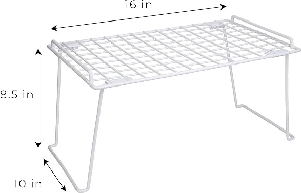 Smart Design Stacking Cabinet Shelf Rack