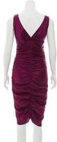 Thumbnail for your product : Miguelina Bow-Accented Midi Dress