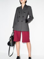 Thumbnail for your product : LVIR Hourglass-Silhouette Wool-Blend Blazer