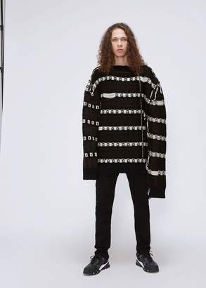 Calvin Klein Wool Jacquard Crewneck Sweater