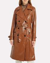 Thumbnail for your product : Veronica Beard Finnick Glossy Dickey Trench Coat