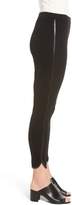 Thumbnail for your product : Ming Wang Faux Leather Trim Leggings