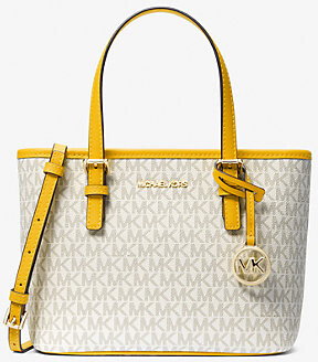 Michael Kors Bags | Michael Kors Kenly Large Tote | Color: White/Yellow | Size: Large | Styleup007's Closet