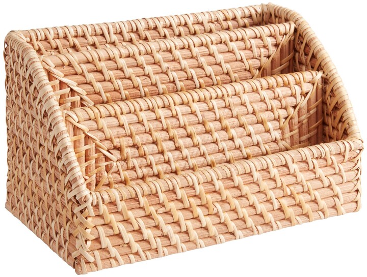 Natural Rattan Benson Letter Holder
