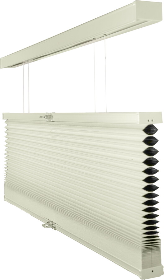 Chicology Cordless Top Down Bottom Up Blackout Cellular Shade Neutral White 46.75 in. W x 48 in. L