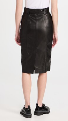 Theory Belted Seam Skirt