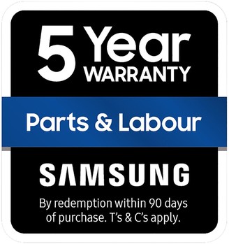 Samsung Series 5+ Wd90T534Dbw/S1 With Auto Dose 9/6Kg Washer Dryer, 1400Rpm, E Rated White