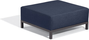 Oxford Garden Koral Outdoor Ottoman with Sunbrella Cushions