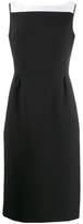 Thumbnail for your product : Givenchy Sleeveless Round Neck Fitted Bicolor Dress