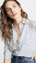 Thumbnail for your product : Stripe & Stare Navy Star Button Down