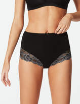 Thumbnail for your product : M&S Collection Cotton Rich Lace Cuffed Full Briefs