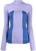 Thumbnail for your product : Thierry Mugler Ribbed Knit Turtleneck Sweater