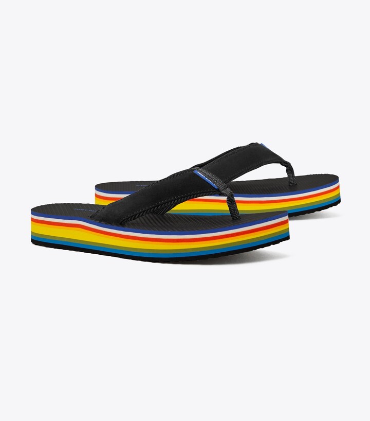 tory burch platform flip flops