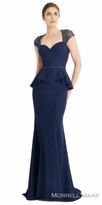 Thumbnail for your product : Morrell Maxie Beaded Keyhole Fit and Flare Evening Dress