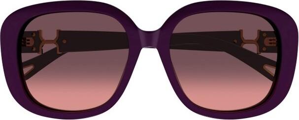 Chloé Sunglasses Oval-Frame Sunglasses