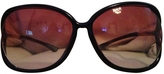 Thumbnail for your product : Tom Ford Burgundy Metal Sunglasses