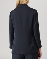 Thumbnail for your product : Reiss Jacket - Cyan Textured Boyfriend