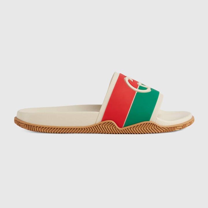Gucci Women's Interlocking G slide sandal ShopStyle