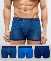Thumbnail for your product : Pringle Trunks In 3 Pack With Stripe