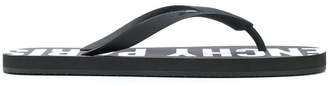Givenchy logo sole flip flops