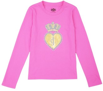 Juicy Couture Outlet - GIRLS LOGO ROYAL SCOTTIES LONG SLEEVED TEE