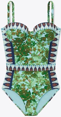 Tory Burch Lipsi Printed One-Piece Swimsuit - ShopStyle