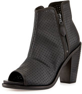 Thumbnail for your product : Rag and Bone 3856 Rag & Bone Noelle Peep-Toe Leather Ankle Boot