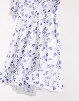 Thumbnail for your product : Parisian Tall tea dress in blue floral