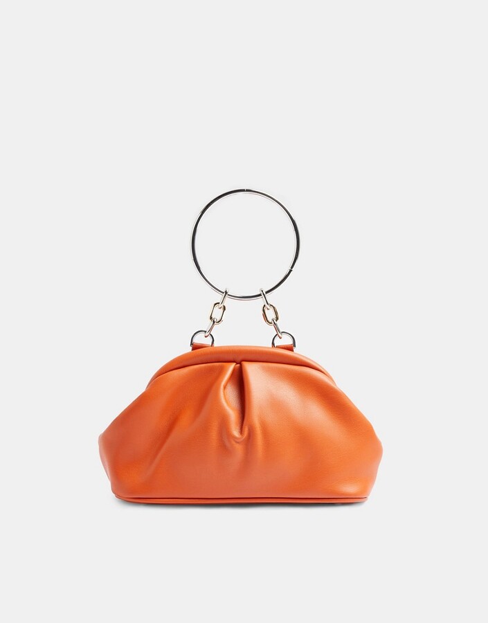 Topshop soft vintage purse in orange - ShopStyle Bags