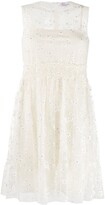 Thumbnail for your product : RED Valentino Sheer-Panel Lace Dress