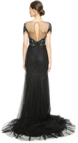 Thumbnail for your product : Marchesa Beaded Tulle Gown