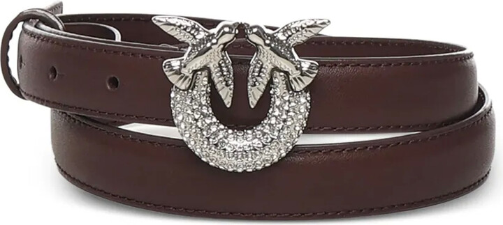 Pinko Love Birds buckle-embellished belt