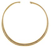Thumbnail for your product : David Yurman 18K Two-Tone Diamond Cable Collar Necklace