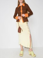 Thumbnail for your product : REJINA PYO Blake belted ribbed cardigan