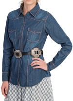Thumbnail for your product : Roper Slide Conchos Belt - Leather (For Women)