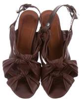 Thumbnail for your product : Dries Van Noten Leather Crossover Sandals
