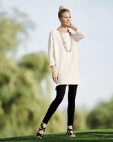 Thumbnail for your product : Go Silk Long-Sleeve High-Low Silk Tunic, Petite
