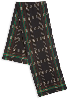 Gucci Wool Check Scarf