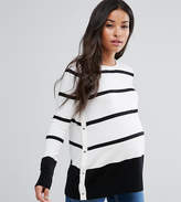 Thumbnail for your product : ASOS Maternity - Nursing ASOS Maternity NURSING Stripe & Solid Sweater