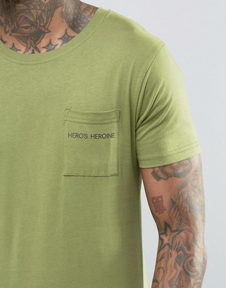 Hero's Heroine Heros Heroine T-Shirt With Pocket
