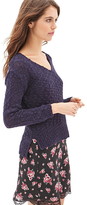 Thumbnail for your product : Forever 21 Slub Knit V-Neck Sweater