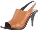 Thumbnail for your product : Alexander Wang Leather Open-Toe Pumps
